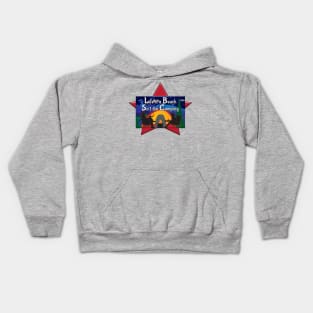 Life Is A Beach So I Go Camping Night Sky Kids Hoodie